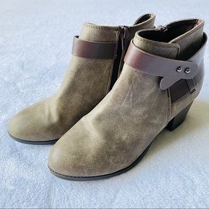 Brown Stappy Booties